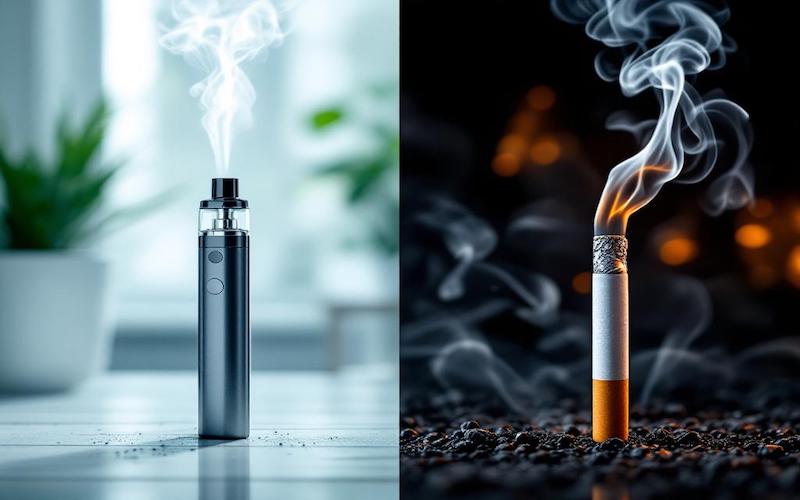 Différence cigarette électronique et la Cigarette