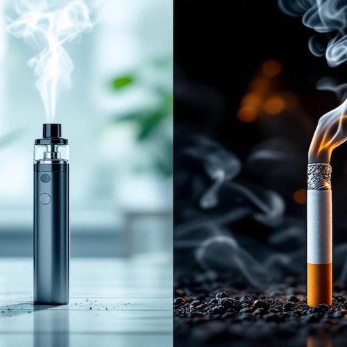 Différence cigarette électronique et la Cigarette
